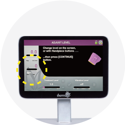 써마지 정품 정량 가이드 - 초기 샷수 0 확인 후 촬영 모바일