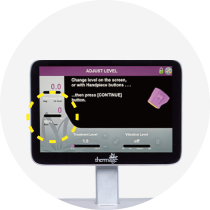 써마지 정품 정량 가이드 - 초기 샷수 0 확인 후 촬영