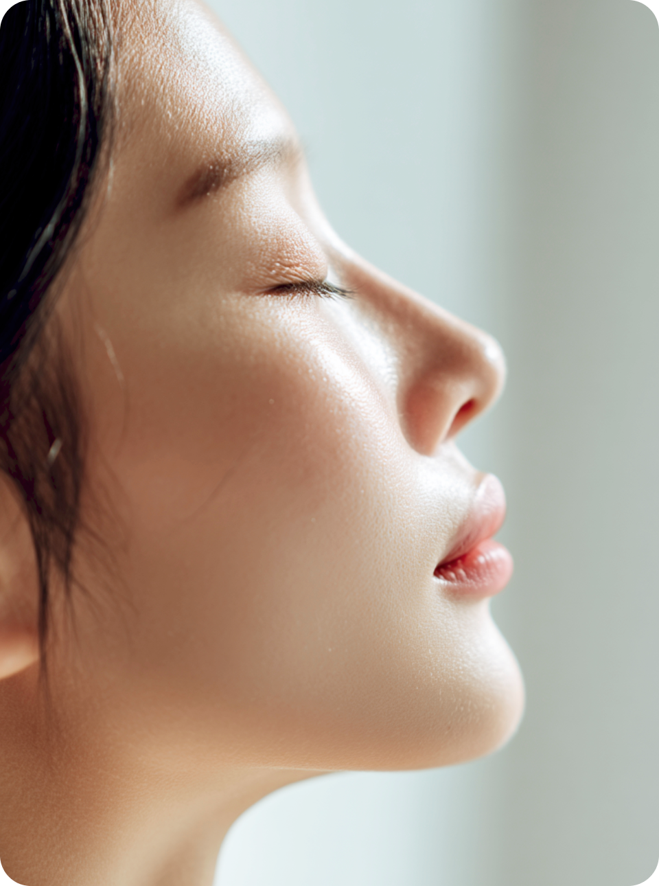 윤곽주사 모델 이미지 - 자연스럽고 매끄러운 얼굴라인 모바일